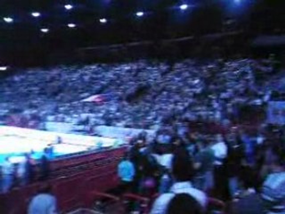 TQO Handball Pekin 2008 : Marseillaise France-Espagne