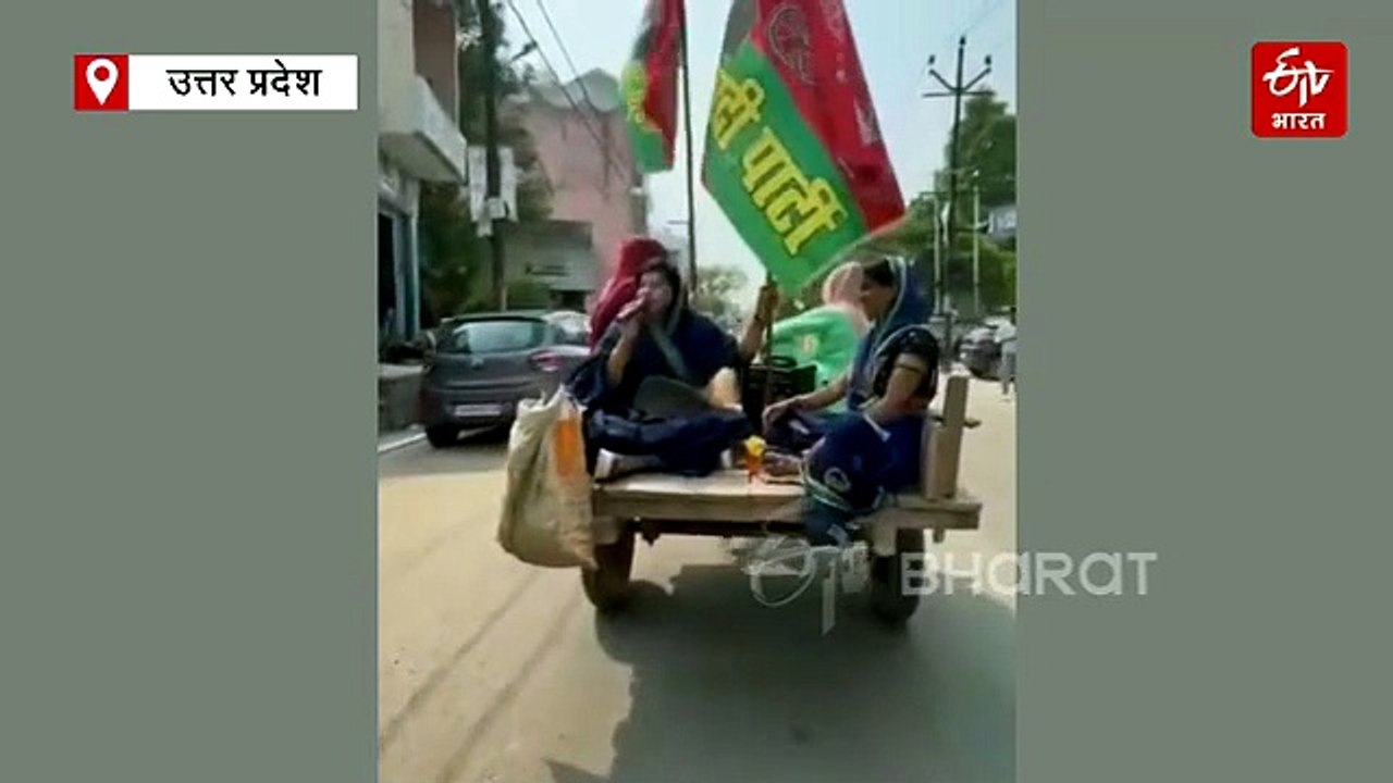 PM की अपील के बाद सपा नेता अर्चना पांडा ने की भैंसा बुग्गी की सवारी, बीजेपी नेताओं के वीआईपी कल्चर पर साधा निशाना