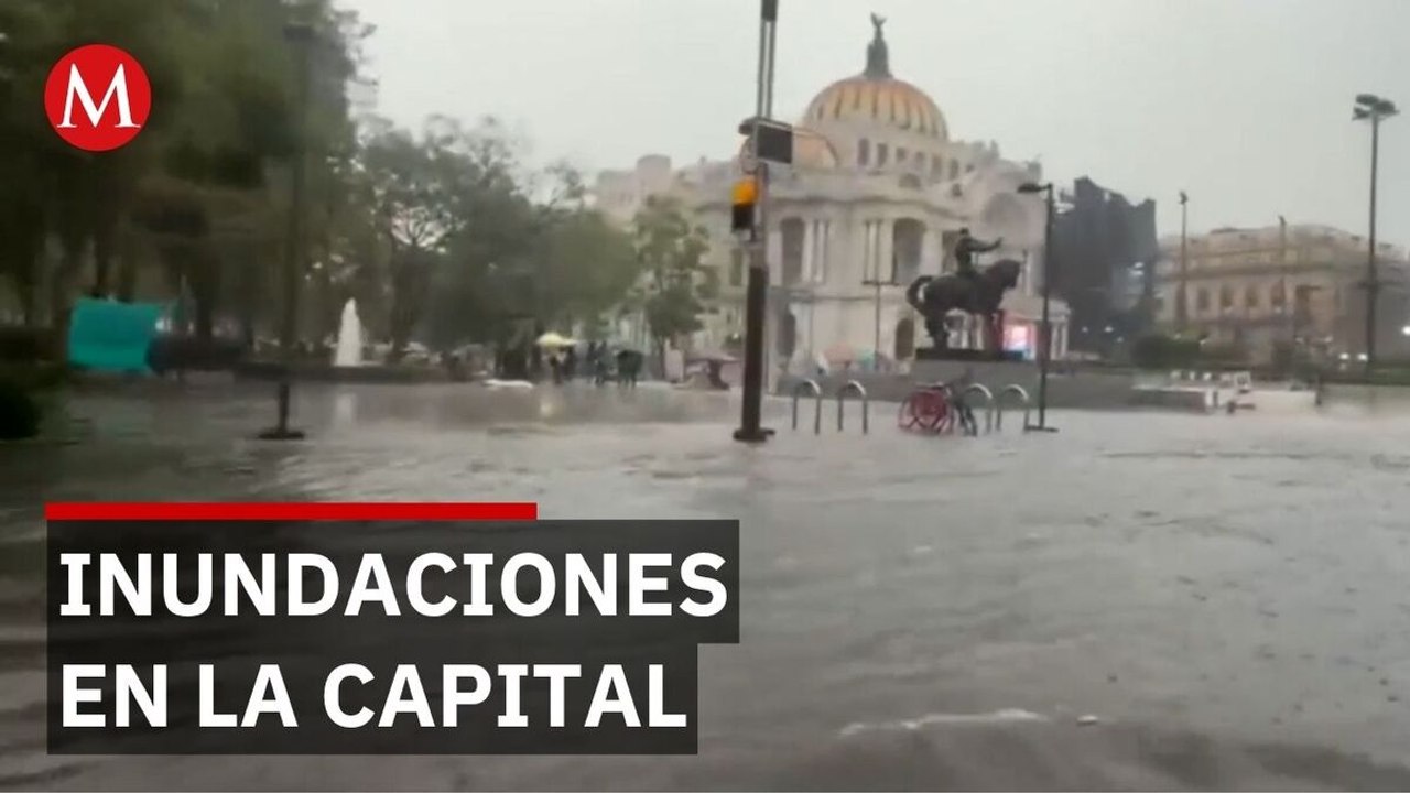 Fuertes lluvias provocan inundaciones y caos en la Ciudad de México