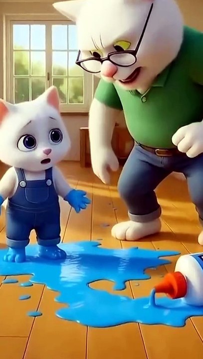 kitten with cat father story