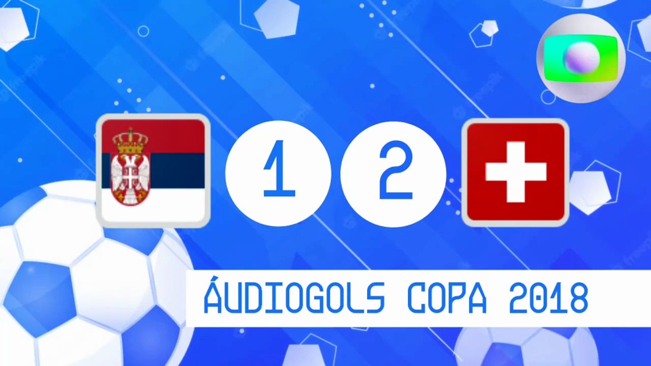 Áudiogols | Sérvia 1x2 Suíça (Globo 2018)