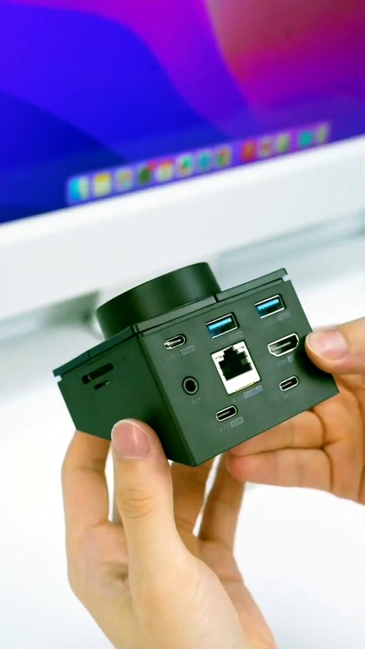 Shortcut Buttons Type-C Docking Station Volume Adjustment Desktop Controller