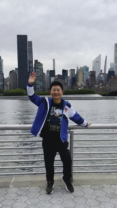 Nelson Wang visited Hunters Point South Waterfront Park in Long Island City on May 11, 2026.