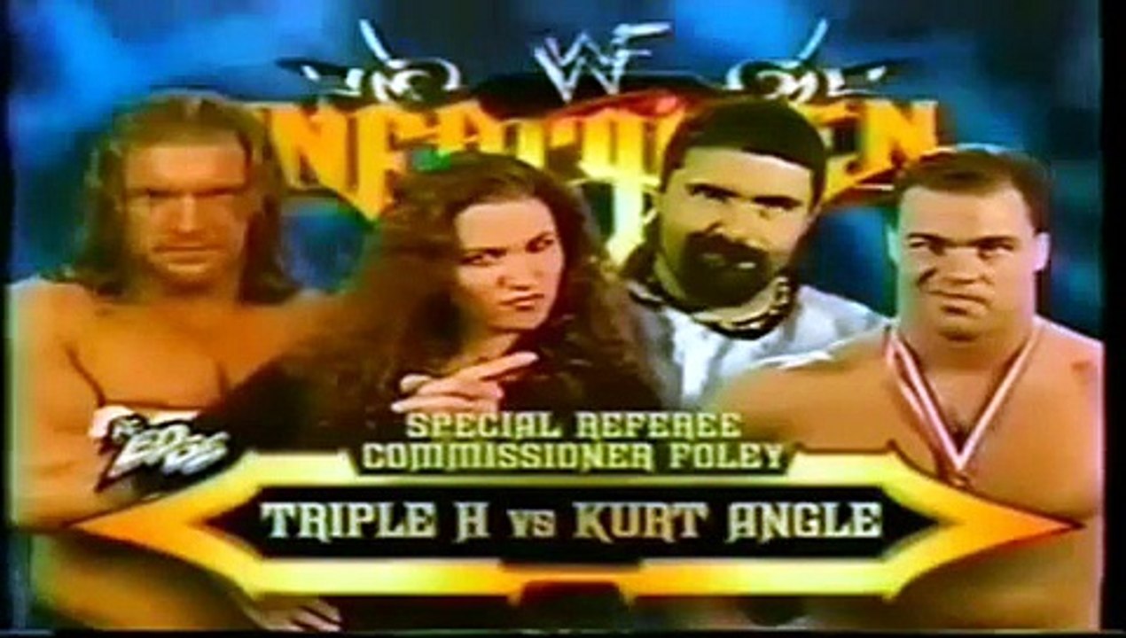 WWF Unforgiven 2000 Matchcard