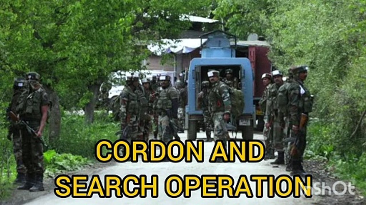 cordon and search operation. #CASO