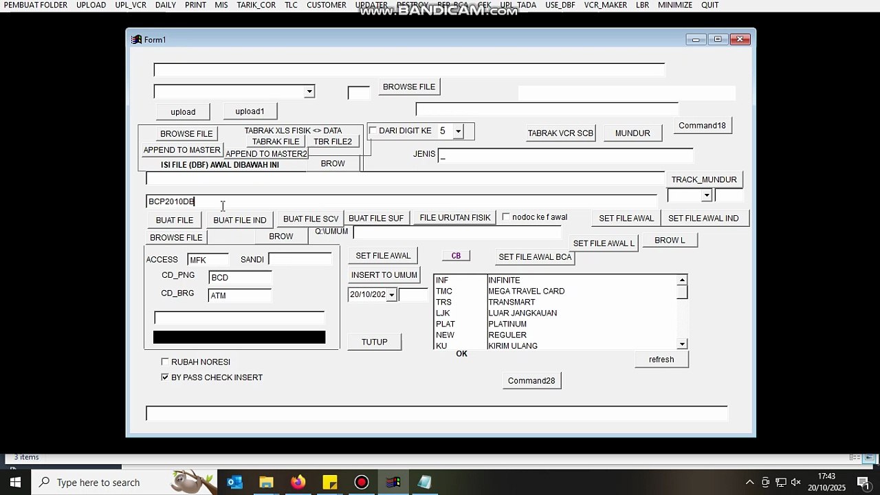 2. UPL VCR
