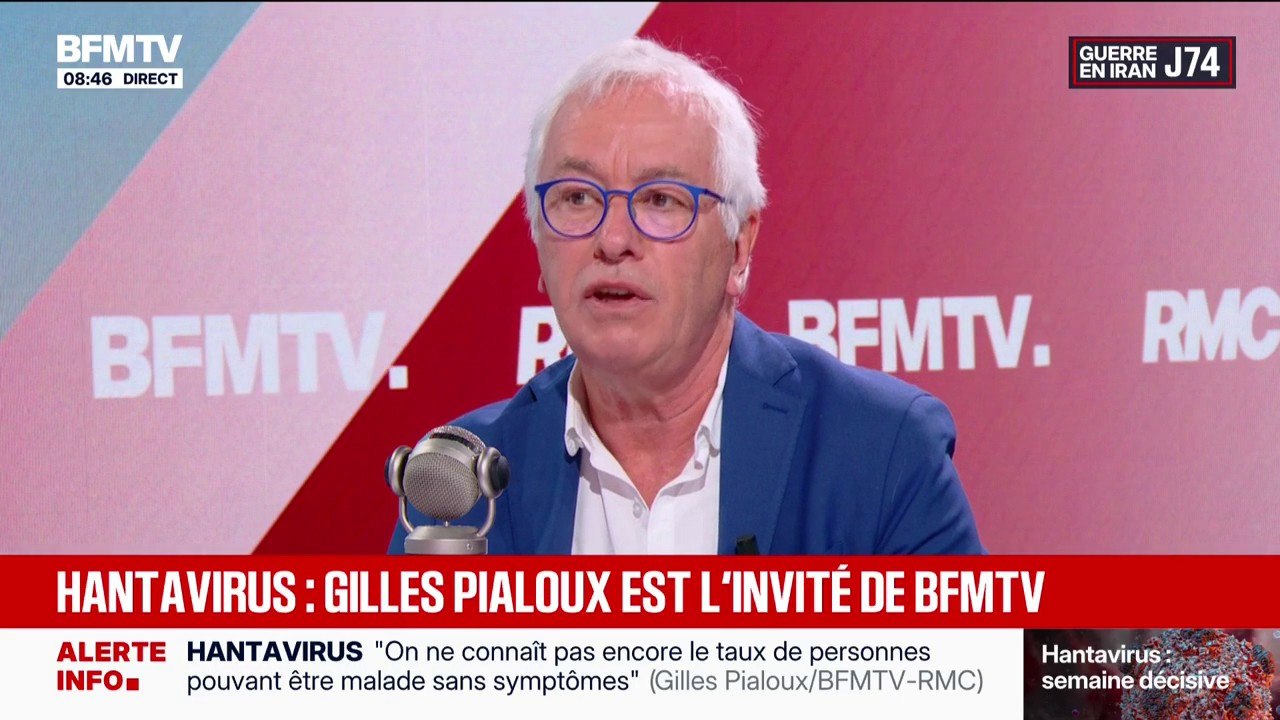 Hantavirus: "On n'est pas dans une crainte de pandémie", affirme Gilles Pialoux, chef de service des maladies infectieuses à l'hôpital Tenon AP-HP