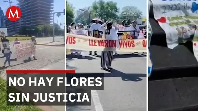 Madres buscadoras marcharon el 10 de mayo para exigir justicia por sus desaparecidos