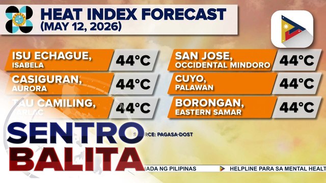 29-30 na lugar sa bansa, nasa danger level ang Heat index ngayong araw; 2 LPA sa loob at labas ng PAR, binabantayan ng PAGASA