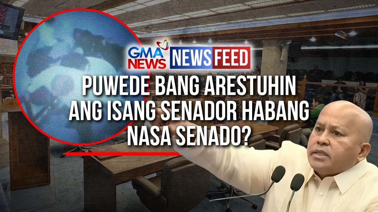 Puwede bang arestuhin ang isang senador habang nasa Senado? | GMA News Feed
