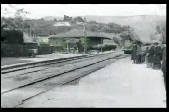 Llegada del tren a la estación