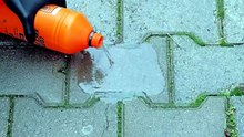 Oddly satisfying cleaning dirty tiles! 🧼