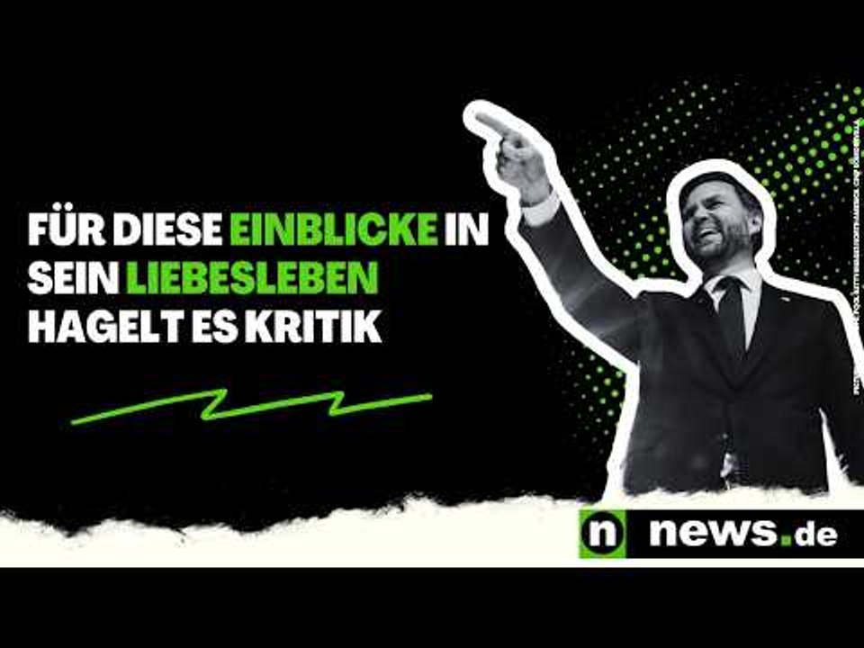 J.D. Vance: Für diese Einblicke in sein Liebesleben hagelt es Kritik