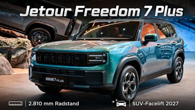 2027 Chery Jetour Freedom 7 Plus: erster Blick aufs neue SUV
