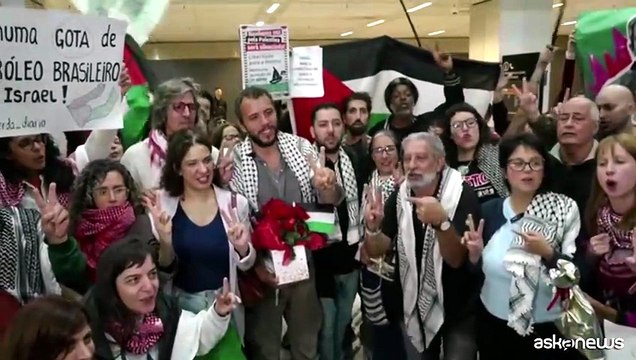 Flotilla, l'arrivo di Thiago Avila a San Paolo dopo detenzione Israele