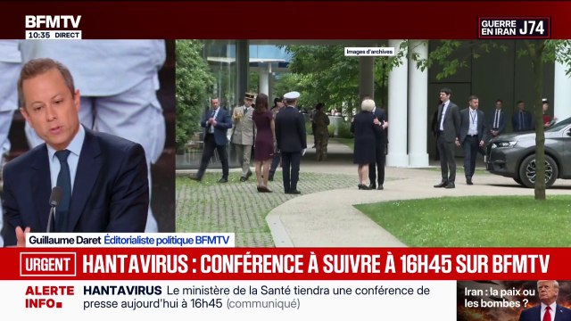Hantavirus: la ministre de la Santé tiendra une conférence de presse à 16h45