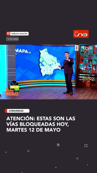 Atención: estas son las vías bloqueadas hoy, martes 12 de mayo