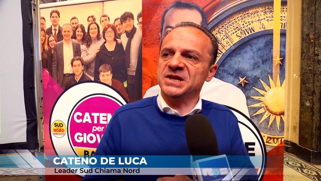 Elezioni Messina, Cateno De Luca e la sua sfida con le liste giovani INTERVISTE