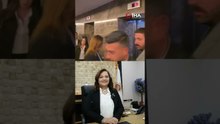 Burcu Köksal, AK Parti Genel Merkez binasına geldi