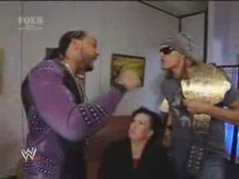 Edge & Vickie Backstage w/MVP - SD 6/13/08