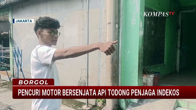 Terekam CCTV! Pelaku Curanmor Todongkan Senjata Api ke Penjaga Indekos di Duren Sawit | BORGOL