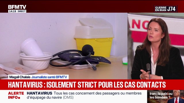 Hantavirus: isolement le plus strict pour les cas contacts après un placement en quarantaine renforcée