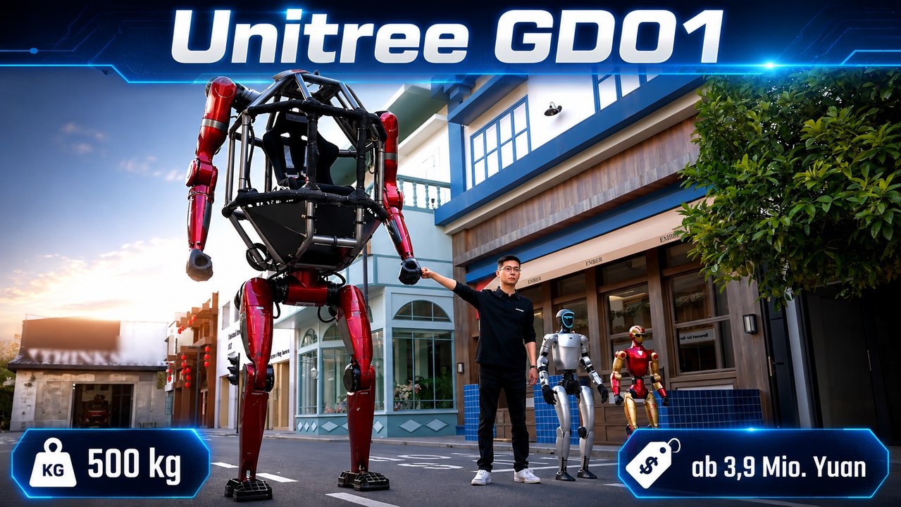 Unitree GD01: Sci-Fi wird Realität – Hype um Unitree Robotics