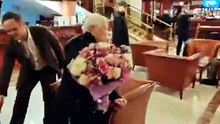 Vladimir Putin reencontra antiga professora