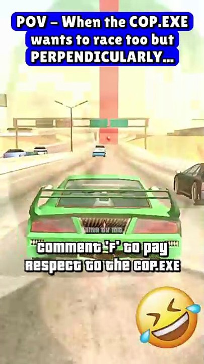 GTA San Andreas Funny Moment – COP.EXE has stopped working... 😎💀🔥 | PC vs Console Meme (Part 404)
