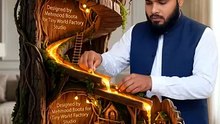 Hidden Tree Village with Glowing Sap | Tiny World Factory Studio