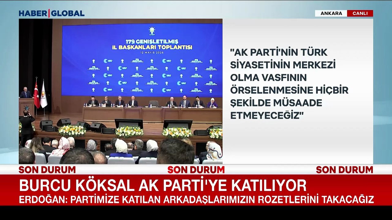Burcu Köksal, AK Parti'ye katıldı! Erdoğan'dan ilk açıklama