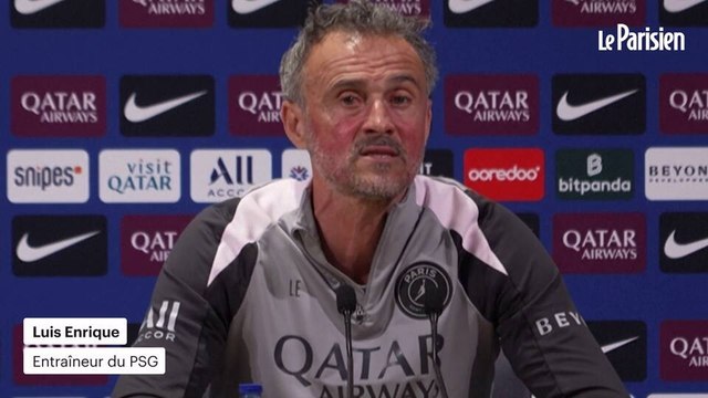 Lens-PSG : « Ce match, c’est une fête pour le foot français », lance Luis Enrique