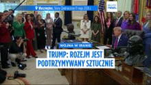 „Nawet nie doczytałem tego do końca”. Trump ostrzega przed pogłębiającym się impasem w negocjacjach