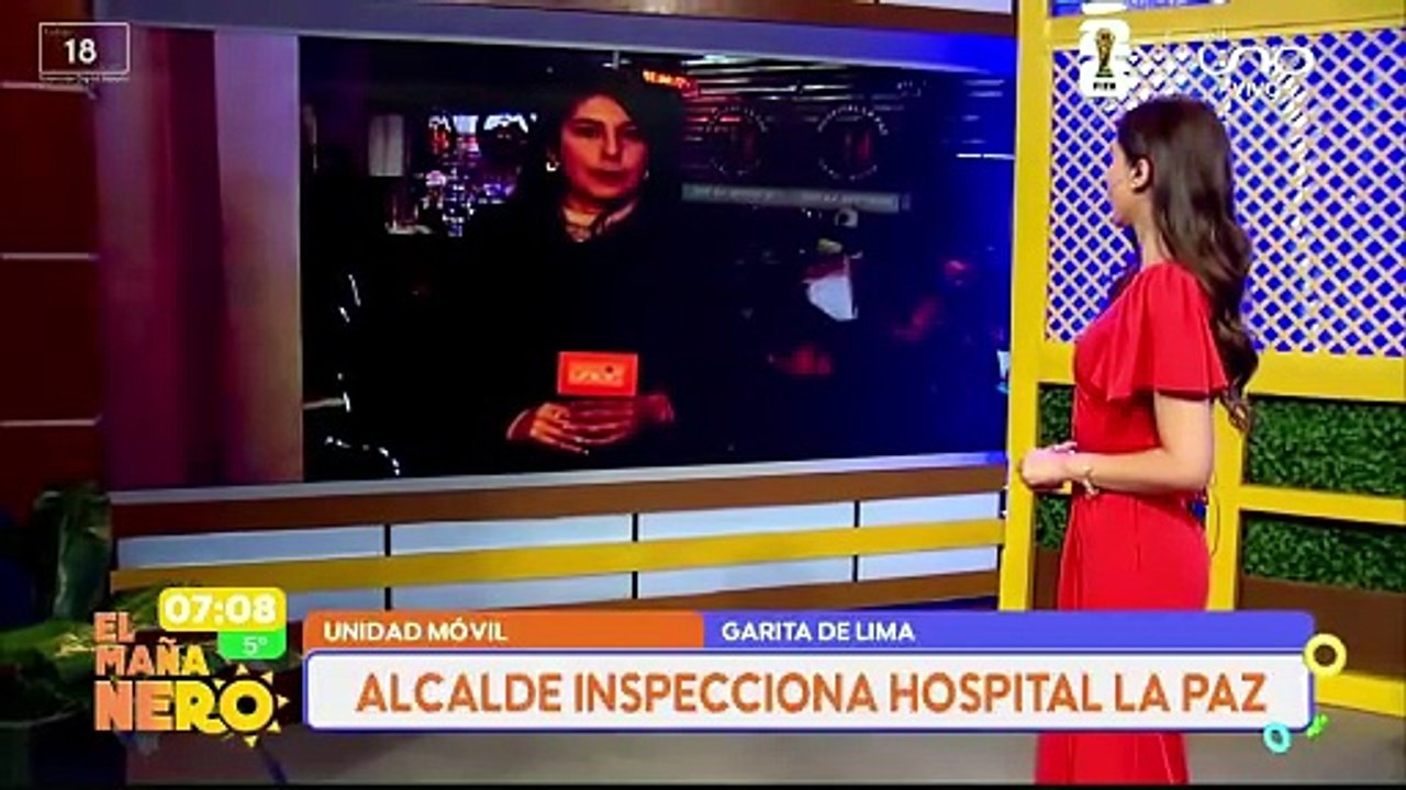 Alcalde inspecciona Hospital La Paz