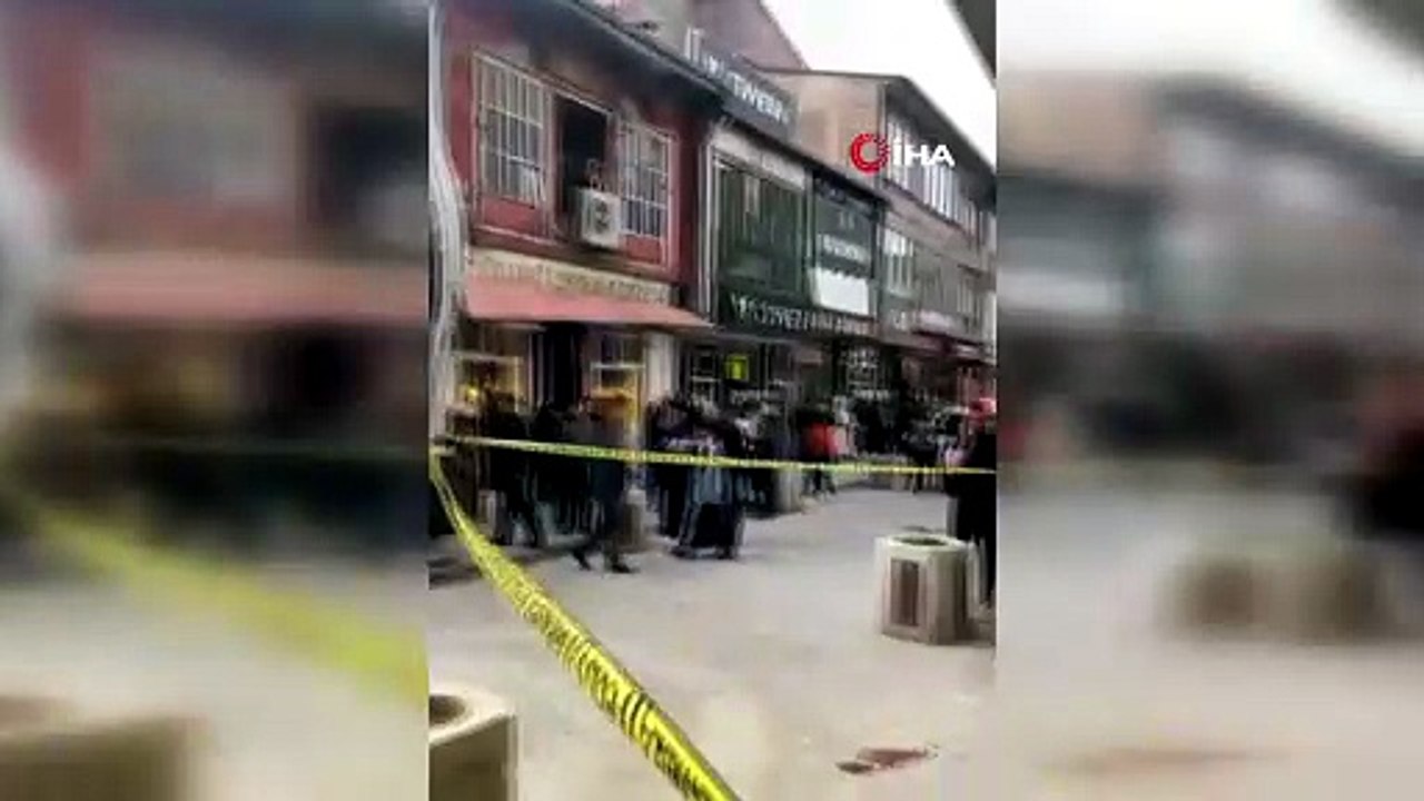 Van'da silahlı saldırı görüntüleri
