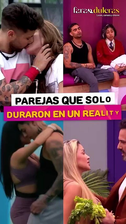 Parejas de famosos que solo duraron en un reality