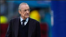 Florentino Pérez comparece en rueda de prensa, tras la celebración de la Junta Directiva