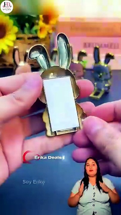 Soporte de Celular con Conejito | Phone Stand Adorable y Funcional | Accesorios para Teléfono