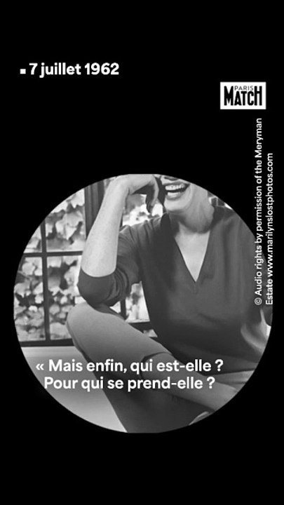 La voix de Marilyn Monroe lors de sa dernière interview