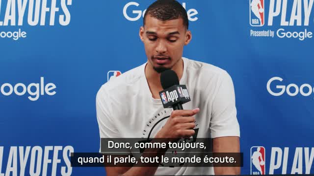 Spurs - Wembanyama : "Quand Popovich parle, tout le monde écoute"