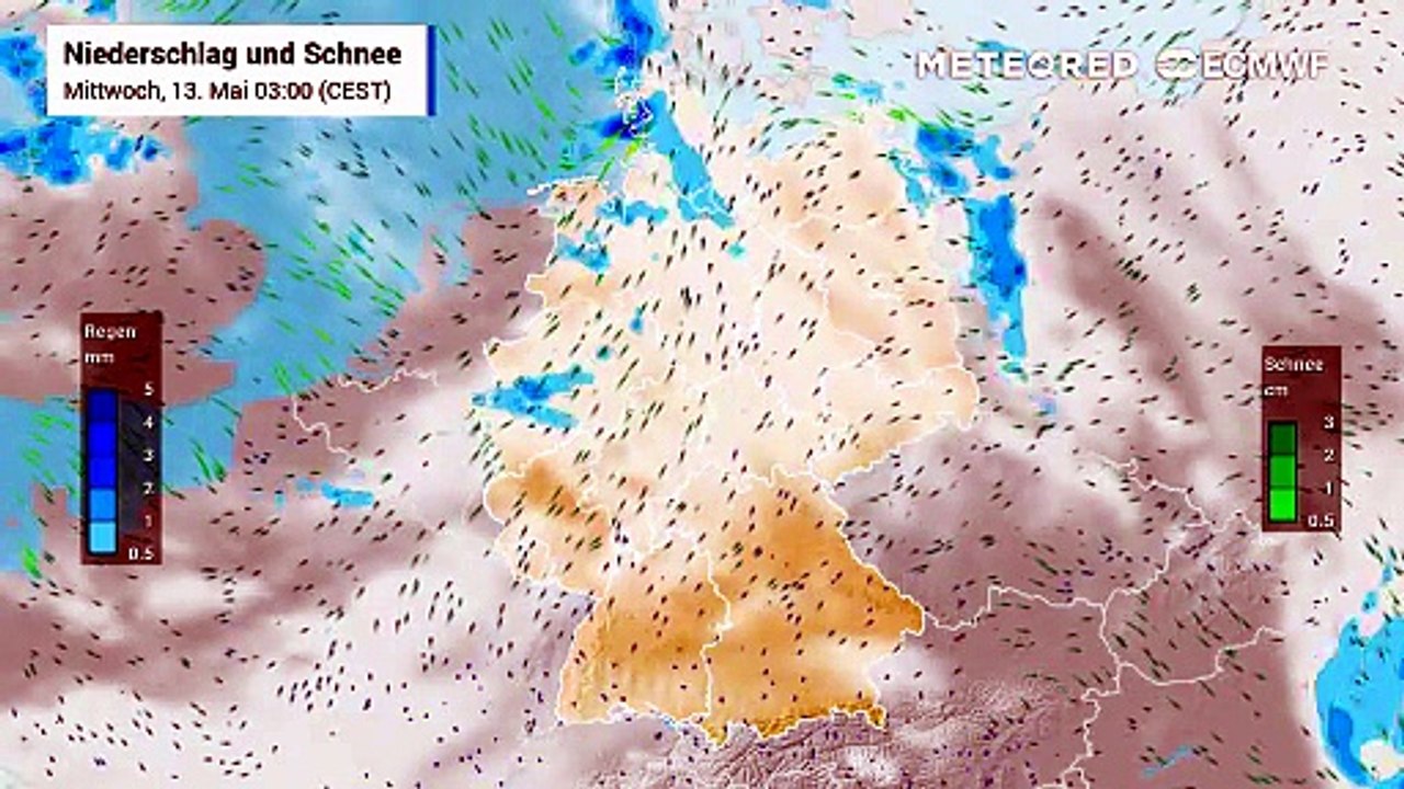 Schauerwetter mit Blitz und Donner an Himmelfahrt!