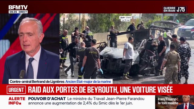 Guerre au Moyen-Orient: Ces frappes répétées par Israël contre le Hezbollah ne font que fragiliser le Liban , juge le contre-amiral Bertrand de Lignières