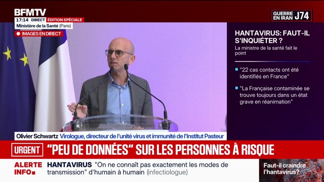 Il n'y a pas de traitement antiviral spécifique pour l'hantavirus, explique Olivier Schwartz, virologue
