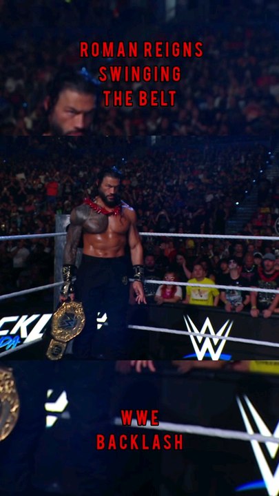 Roman swinging the belt 😍