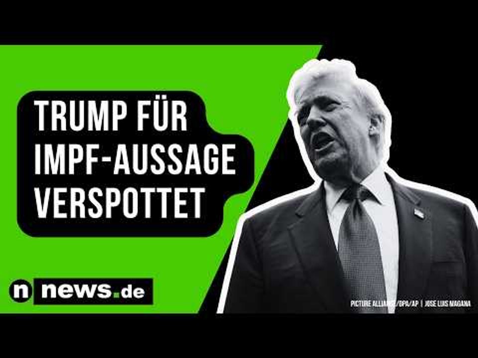 Donald Trump: 'Sein Frontalkortex ist völlig kaputt!' Trump für Impf-Aussage verspottet