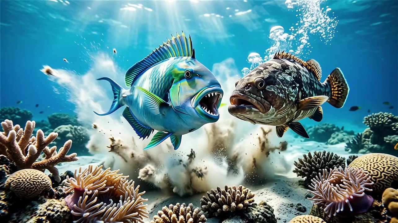 Triggerfish Nest Defense Attack
