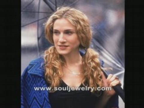 Sex and the City Personalized Jewelry Gold Name Necklace