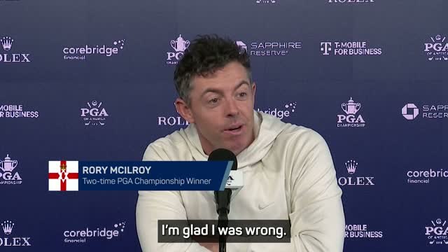 McIlroy 'glad' he was wrong about LIV-PGA merger