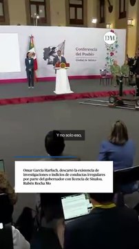 Omar García Harfuch, descarta investigaciones contra Rubén Rocha Moya