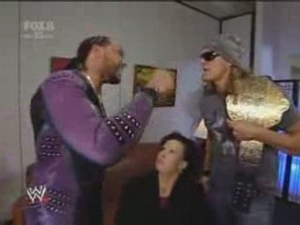 Smackdown 6.13.08 - Mvp & Edge w Vickie BackStage
